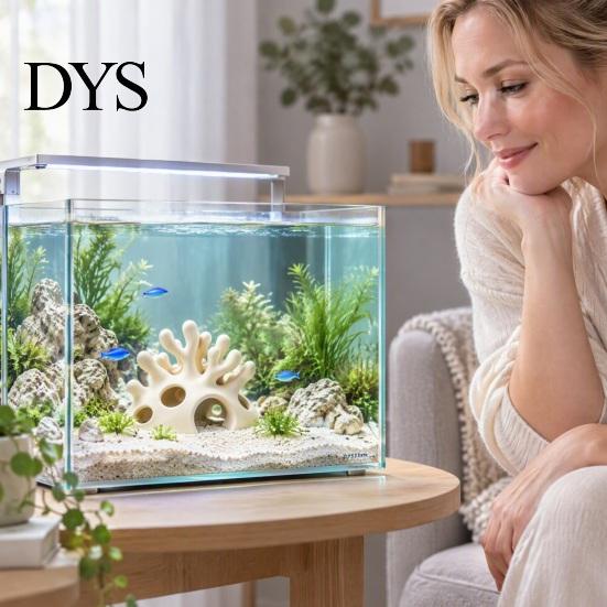 Коллекция энтузиаста аквариума 3D-печатное коралловое укрытие для аквариума, реалистичное декоративное украшение и скрытые пещеры для креветок, пресноводный