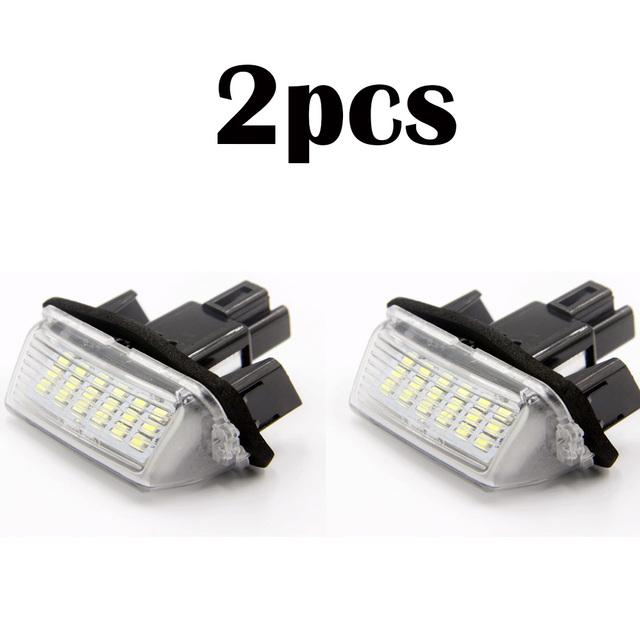 Автомобильные светодиодные фонари номерного знака для Toyota Camry 50, светодиодный номер, подходящий для Peugeot Citroen 206 306 307 406 407 C3 для Yaris