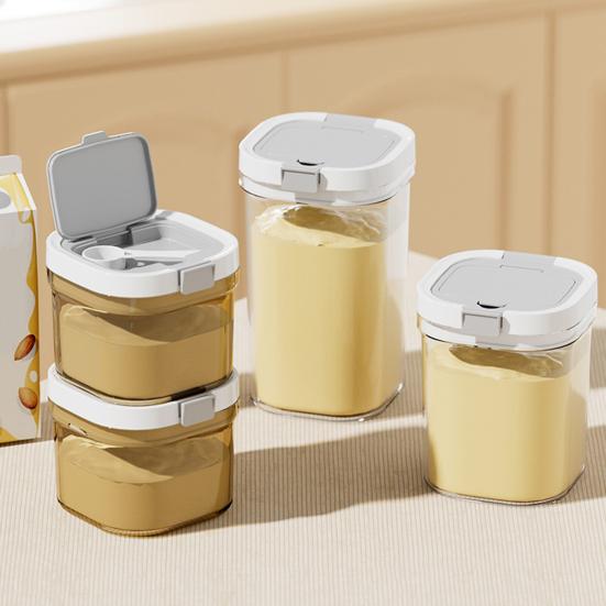 Контейнер для хранения сухого молока 800/1300 мл, герметичная банка, легко моется, переносной контейнер для закусок и еды