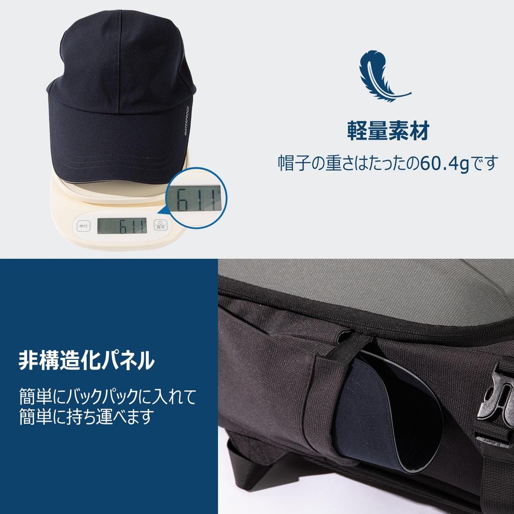 Кепка бейсболка большого размера Водонепроницаемая Мужская Летняя для гольфа Велоспорта Летняя для бега Альпинизма Отдыха на природе Защита от УФ-лучей Складная Рыбацкая УФ-шляпа Шляпа от дождя