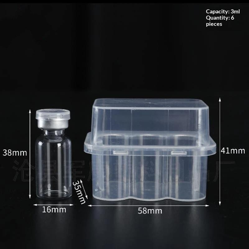 Peptide Vial Storage Case with Airtight Lid BPA Free Microtube Freezer Box Fits 3/5/7/10/20ML Vials for Daily Use