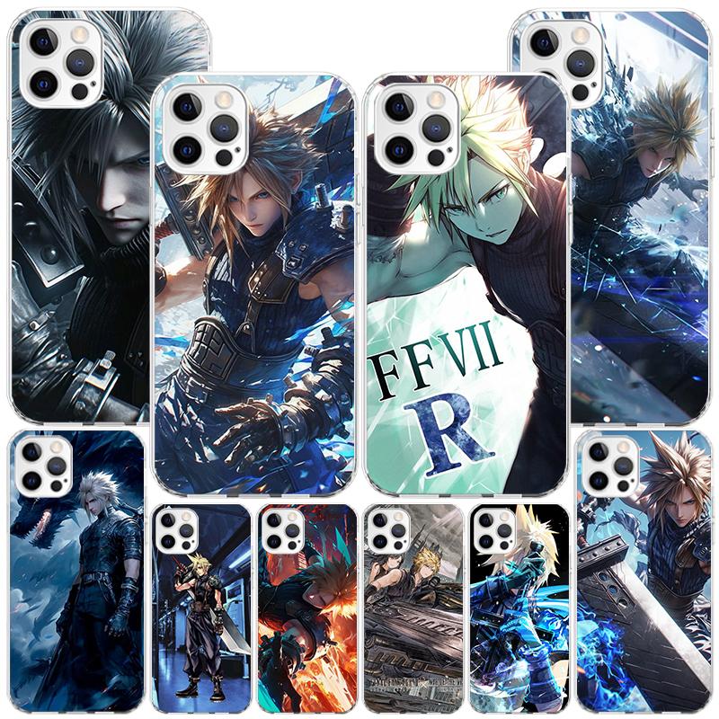 Final Fantasy FF VII Phone Case For iPhone 13 12 Mini 11 Pro Max XS XR X SE 7 8 Plus 5S 5 6S 6 Gift Print Cover Fundas