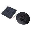 Solar Powered Exhaust Fan Kit 22cm Portable Solar Panel Exhaust Fan 20W for RV Chicken Coops