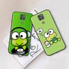 Black Case for iPhone 16 15 Plus 14 13 12 11 Pro 8 6 SE XR XS Max P30 Nova 5T Y5P Y6 Y7 Y8P Y9 Realme C30 C33 C31 L-23 Frog Keroppi