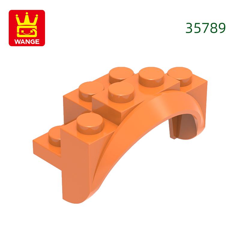 Нетоксичный 45 шт./лот 35789 Брызговик колесной арки 2 x 4 x 2 Кубик Цветные аксессуары Moc Совместимы с Кирпичами DIY Детская игрушка Деталь для сборки