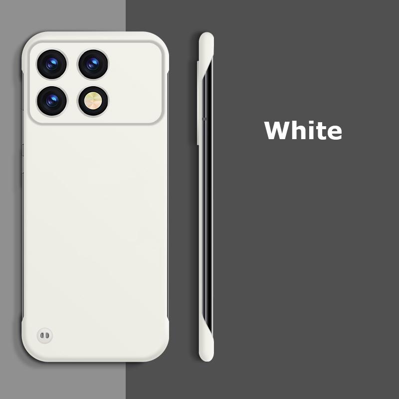 Ультратонкий безрамный матовый чехол для ПК с защитой от отпечатков пальцев для Xiaomi Poco X6 Pro, противоударный чехол-накладка