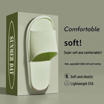 Женские клетчатые домашние тапочки из ЭВА — унисекс, для дома и ванной комнаты