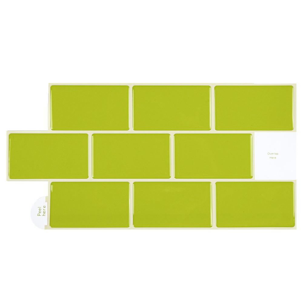 Classic 3D Crystal Drop Self-Adhesive Waterproof Wallpaper, Oil-Proof Brick Style Wall Sticker for Kitchen and Bathroom.