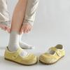 Retro white French ballet style flat bottom shallow mouth single shoes women's summer 2025 new inner height increase versatile Mary Jane shoes
