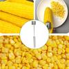 1/2Pcs Corn Peeler Stainless Steel Corn Cob Stripper Tool Corn Thresher for Kernels Removal Ergonomic Handle Easy
