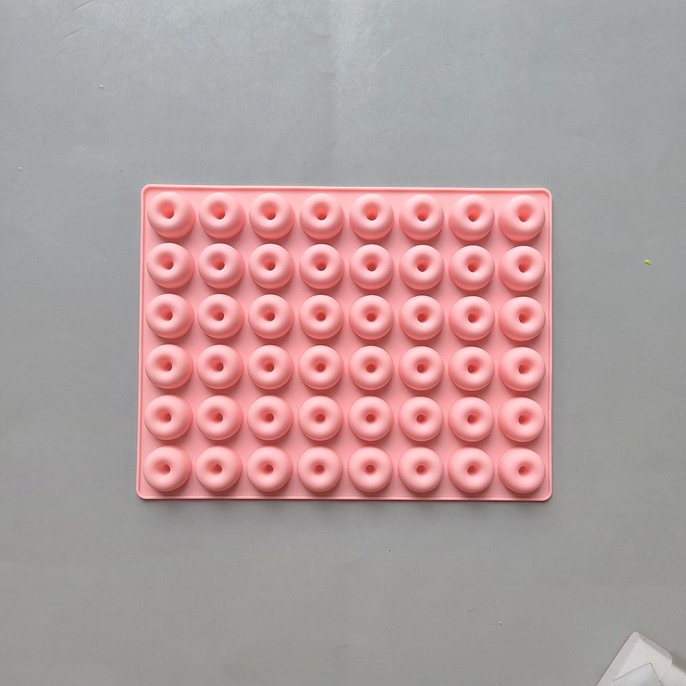48 Cavity Mini Donut Silicone Mold DIY Handmade Dropper Mold Candy pudding Chocolate Baking Cake Tool