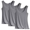Women's Solid Color Tank Top Seamless Silk Undershirt Sleeveless Shirt