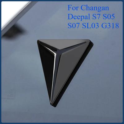 Для Changan Deepal S7 S05 S07 SL03 G318 3D Металлическая Наклейка Бокового Эмблемы Автомобиля Треугольное Значок Окна Декоративные Аксессуары
