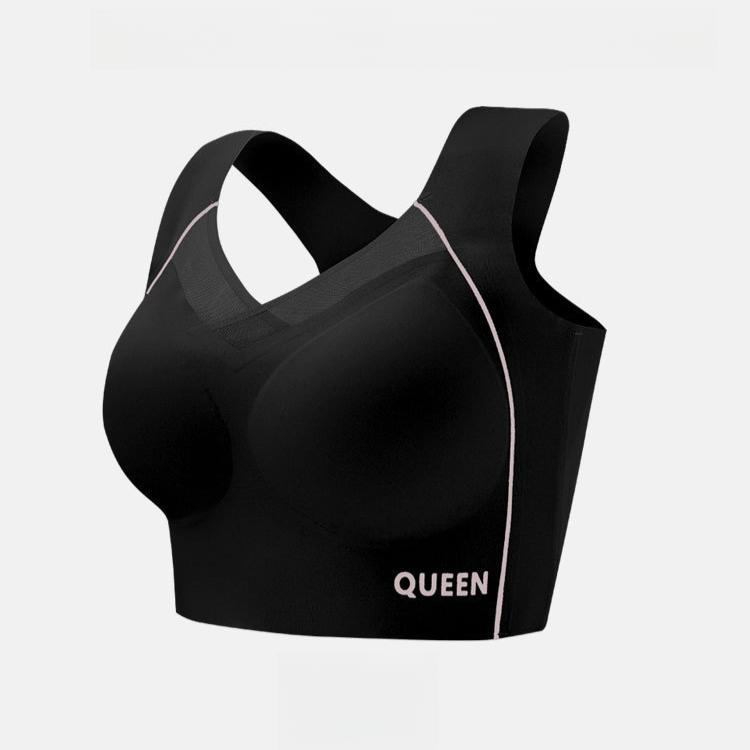 Women's Seamless Bra Beautiful Back Plus Size Bra Women's Gathering Bra No Steel Ring Sports Bra