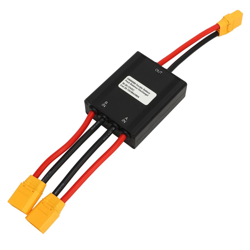 Преобразователь разряда двух аккумуляторов для электровелосипеда 20 В в 72 В, параллельный модуль-адаптер для двух аккумуляторов