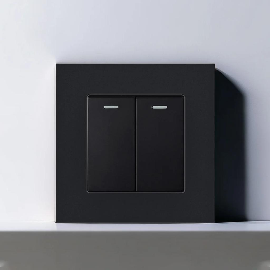 Электрическая розетка европейского немецкого русского стандарта, настенная панель розеток 16 А, европейская розетка с круглым отверстием, переменный ток 250 В, черная