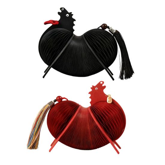 Фигурка лошади на китайский Новый год, выдвижная сотовая, зодиакальная лошадь, украшение, 3D складная бумажная лошадь, настольное украшение для Праздника весны, домашний декор