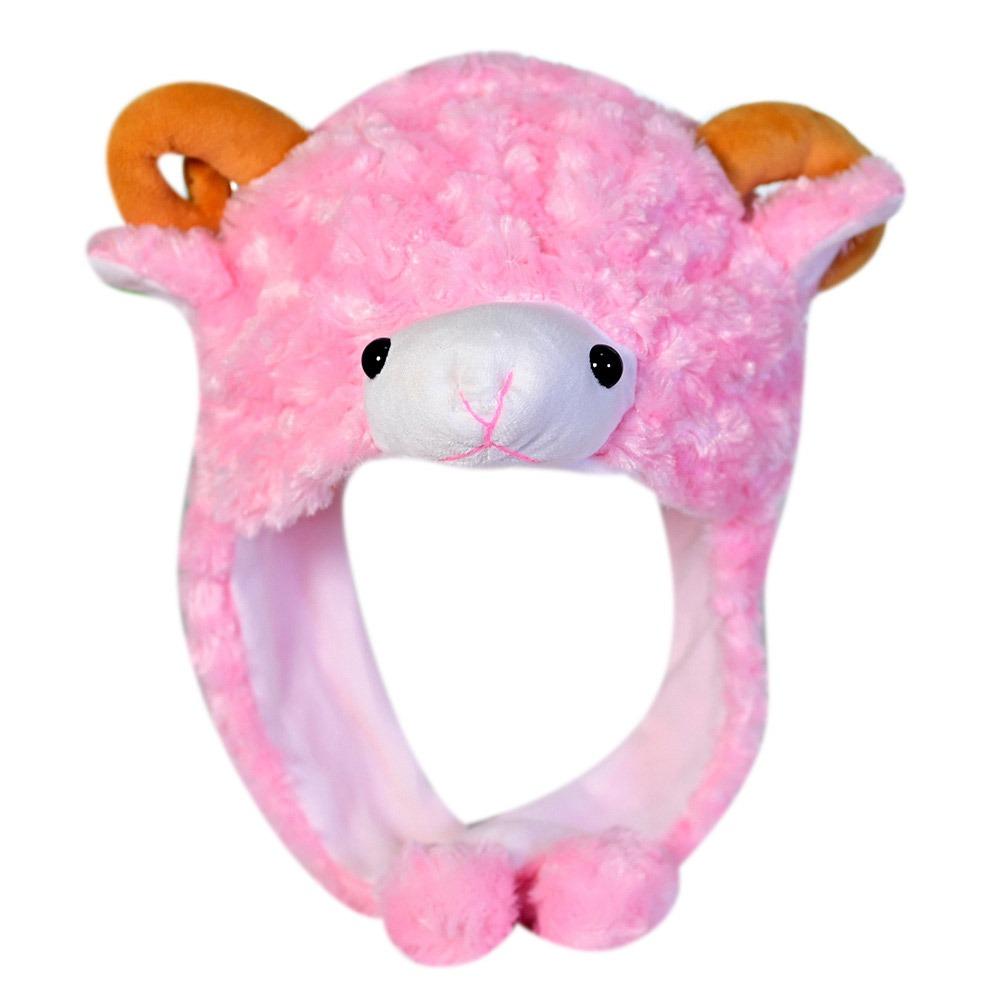 Animal Plush Moving Hat Cartoon Movable Ears Airbag Cap Animal Hat Headgear Kids Adult Gifts