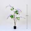 Nordic Style Faux Jasmine Indoor Decoration - Artificial Green Potted Plant Display