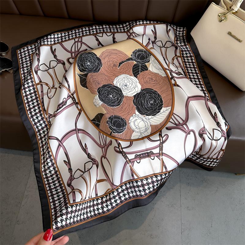 70 * 70 см новый шелковый маленький квадратный шарф для защиты шеи женщин профессиональный шарф универсальный шарф для волос шарф