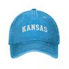 Бейсбольная кепка Kansas, большая шляпа, солнцезащитная кепка, походная кепка для мужчин и женщин