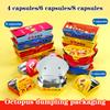 100 шт. Алюминиевая пленка Одноразовая коробка для упаковки такояки Сохранение тепла Японская уличная еда Такояки Упаковка для снеков на вынос