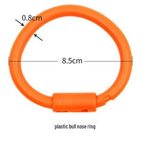 High-Quality Carbon Steel Large Bull Nose Ring for Cattle Fastening