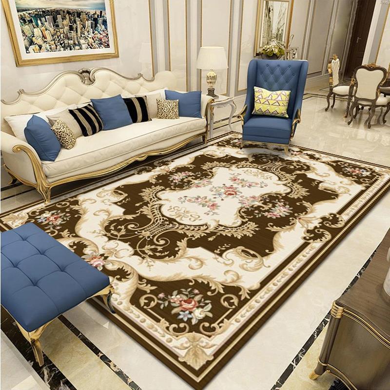 Ретро богемные ковры для гостиной, легкие роскошные ковры, классический ковер для украшения спальни, напольный коврик, большие коврики