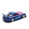 POP RACE Mazda RX7 Amemiya Сине-розовый Готовая модель PR640240 1/64 RE