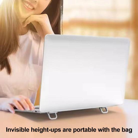 Foldable Laptop Stand Easy Installation Mini Portable Notebook Support Holder Size Adjustable Riser Laptop