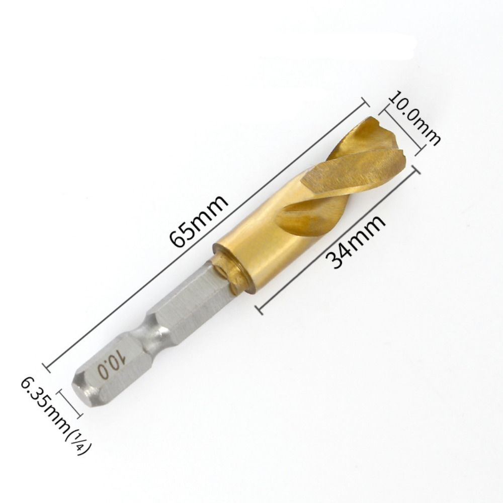 Ultra-short Hole Opener Hex Shank Stainless Steel Special Drill New Twist Drill Bit  Wood Metal