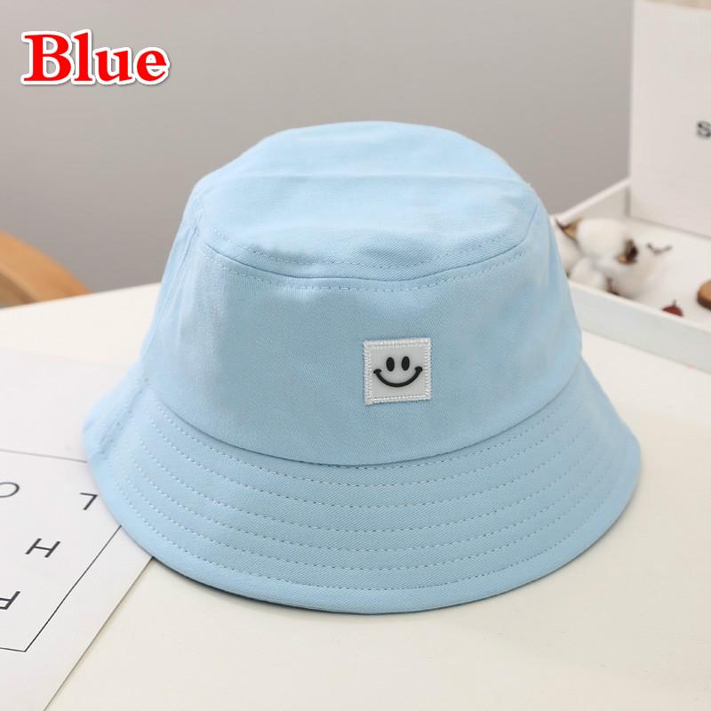 Unisex Foldable Smile Bucket Hat Outdoor Sunscreen Cap Fisherman Hats