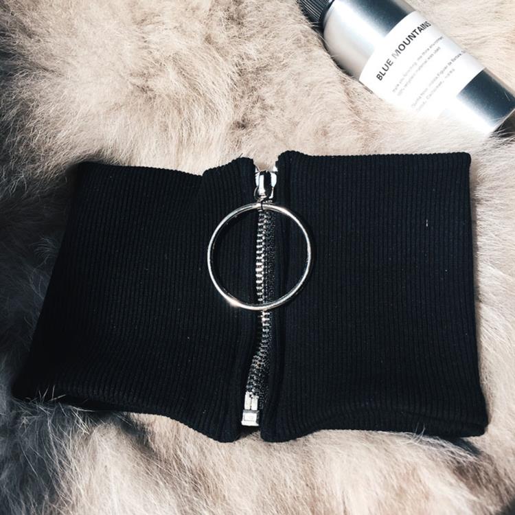 Removable Collars For Women Vintage Zipper Fake Collar Women Detachable Collars Stand Women Shirt False Collars Nep Kraagie