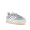 Adidas Женские кроссовки Gazelle Bold Clear Sky Синие облака-белые золотисто-металлические ID6991