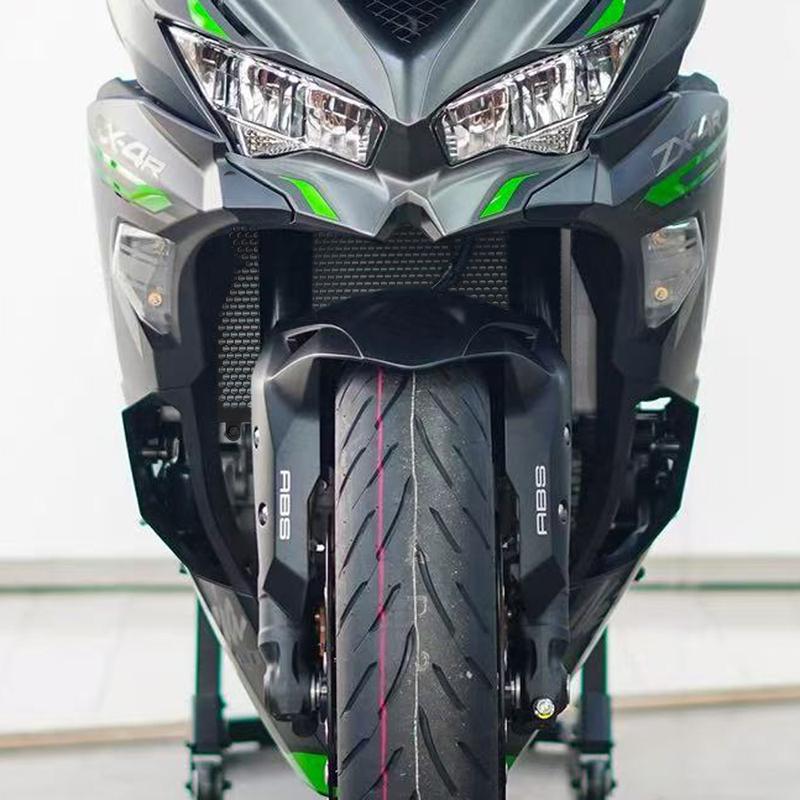 Motorcycle Radiator Core Guard Grille Cover Protection for Kawasaki ZX4R ZX25R 2020-2025 - Durable Bike Radiator Guard