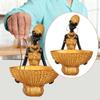 Африканские Женщины Фигурка Украшения Серьги Кольца Поднос Настольное Хранение Смоляная Фигура Скульптура Конфеты