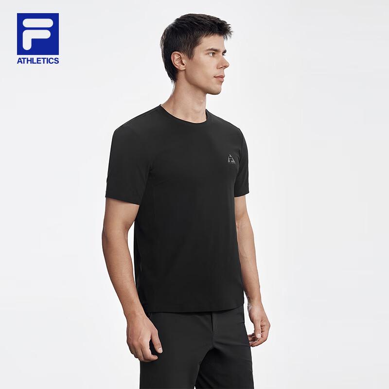 Fila Мужская базовая вязаная футболка с коротким рукавом