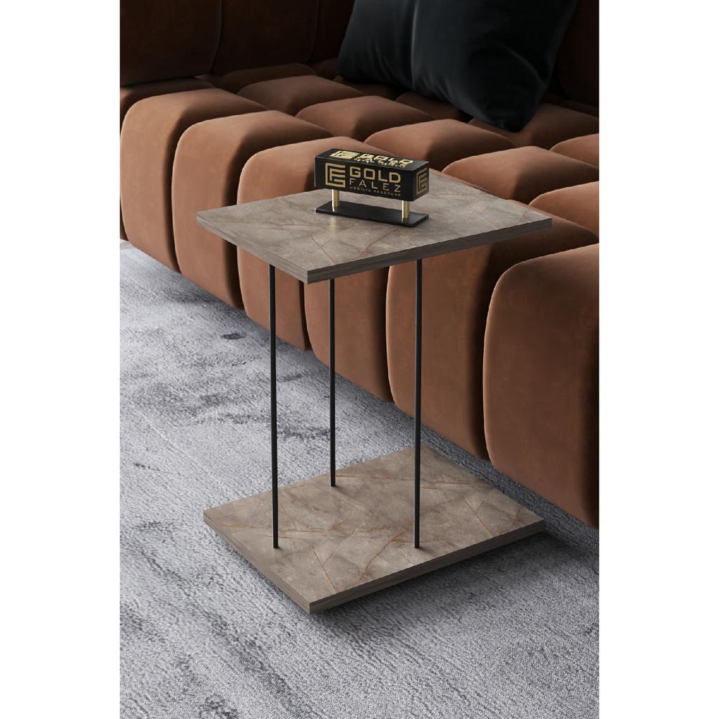 Приставной столик Сервировочный столик на колесиках, прямоугольный, из атлантической сосны