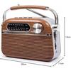Radio Portable Bluetooth - KOOLTECH - Vintage - Sans fil - Bluetooth - Mains libres