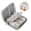 Saxophone Reed Carrying Case Waterproof Reed Storage Bag Portable Zipper Bag with Mesh Pocket for Clarinet Saxophone