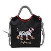 Fashion High-value Bag Women's New Textured Embroidered Portable Nylon Mobile Phone Bag Cartoon Shoulder Messenger Bag
