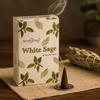 White Sage Incense Cones 15 Pack With Holder