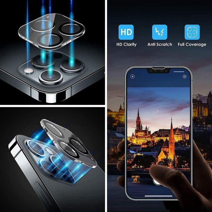 2 Verres Trempés Caméra Arrière Pour iPhone 13 Pro Max (6,7")