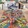 Wonder Woman Comic Book Carpet For Playroom Bedroom Living Room Sofa Home Decorkids Game Area Rug Nonslip Floor Mat