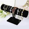 Velvet Jewelry Bracelet Storage Display Rack Chain Watch T-shaped Rack Storage Rack Hard Stand Jewelry