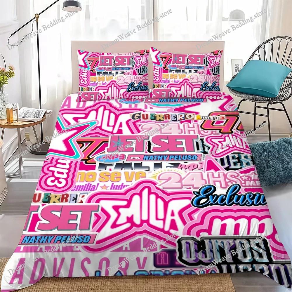 Singer Emilia Mernes Mp3 Music Duvet Cover Set Home Style Bedding Soft Laundry Cotton Bed Student Dormitory Gift