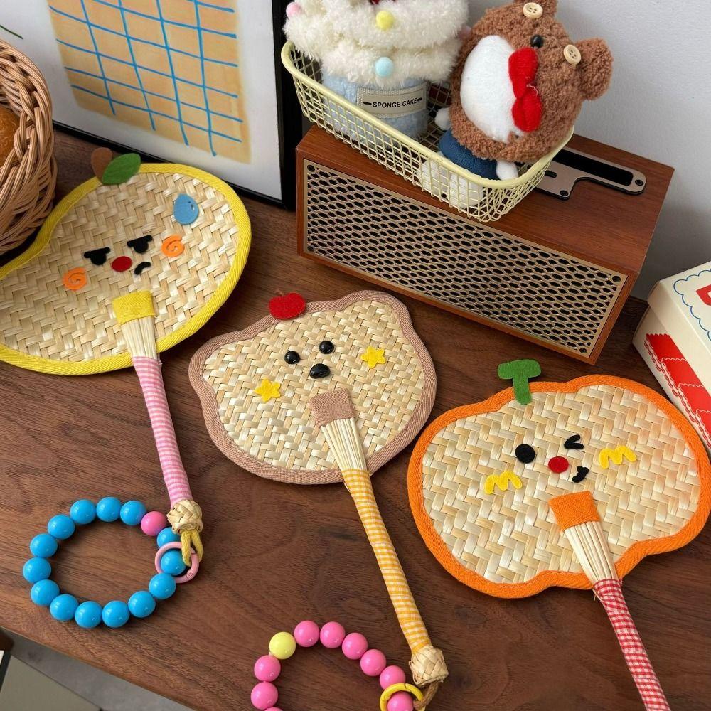 Hand-cranked Pu Fan Bamboo Craft Fan New Handheld Fan Home Decor