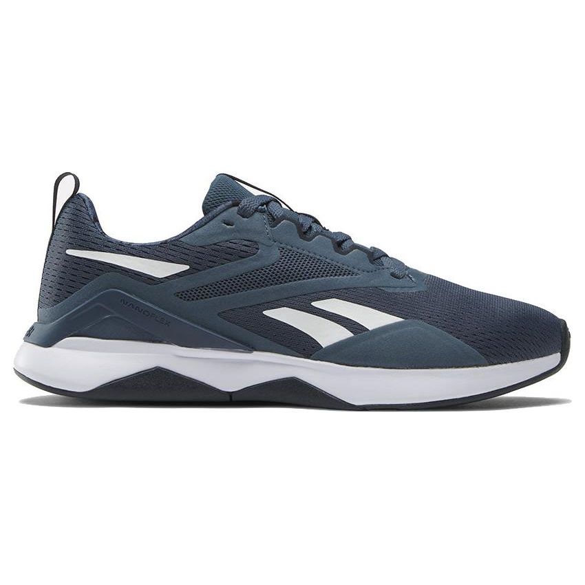 Reebok Унисекс Тренировочные кроссовки Nanoflex Tr 2 Зеленые Белые 100074538