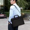 Fashionable Simple Canvas Handmade File Bag Briefcase Zipper Bag Conference Bag Business File Bag