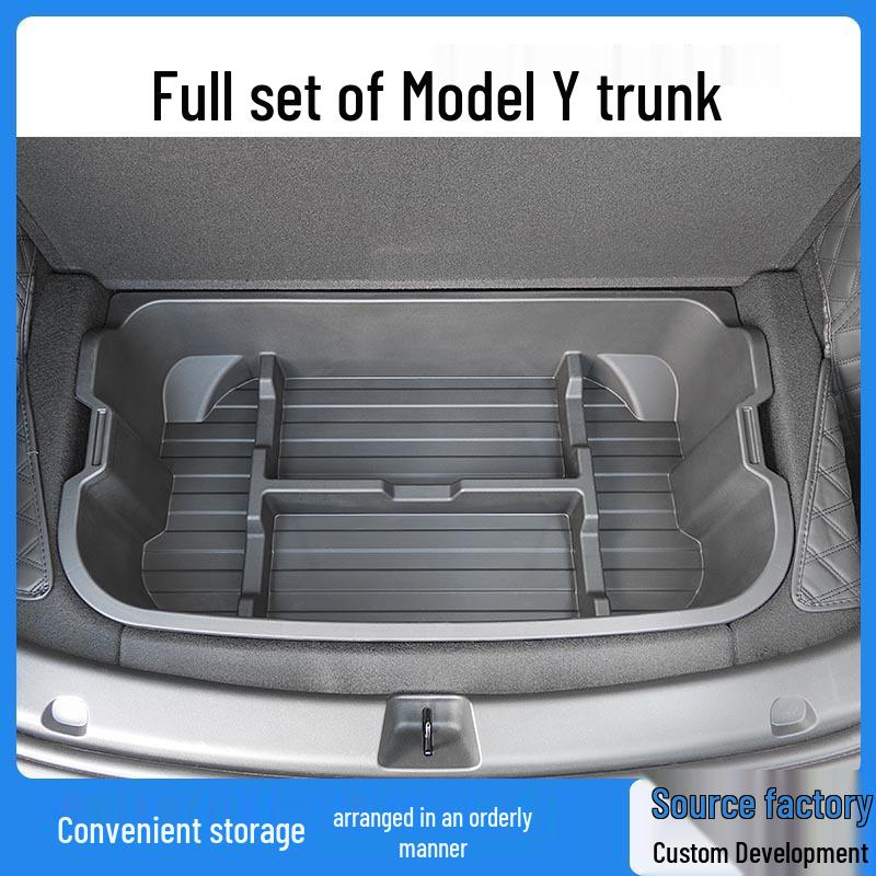 Двухъярусный ящик для хранения в переднем и заднем багажнике Tesla Model Y